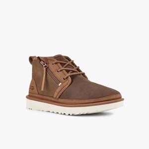 Ugg Neumel Zip Men Classic Boots Brown (4985HJTXO)